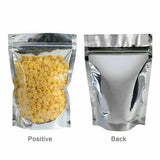 A variety of small items neatly organized in clear small zip bags, showcasing their versatility and convenience