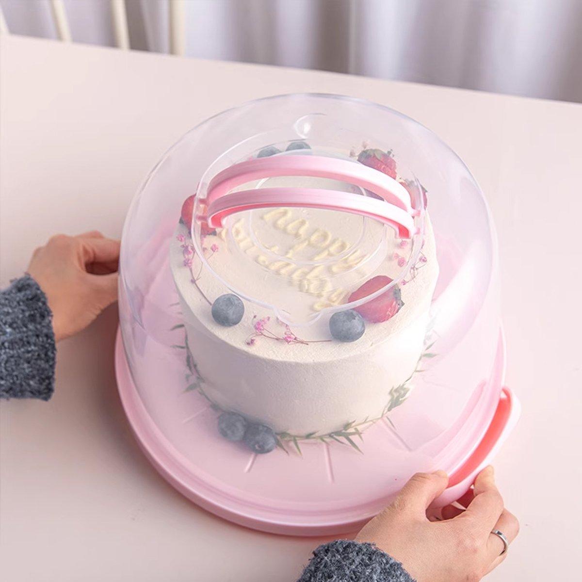 Effortlessly Transport Your Cakes with a Reusable PP Portable Cake Box