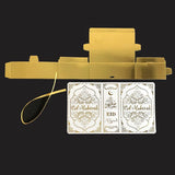 Eid Mubarak Book Shaped Gift Box 10PCS 300g White Card for Party Favors