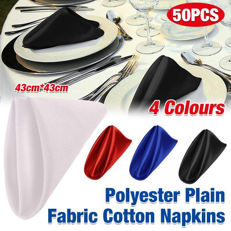 Elegant and durable cloth napkins perfect for any dining occasion.