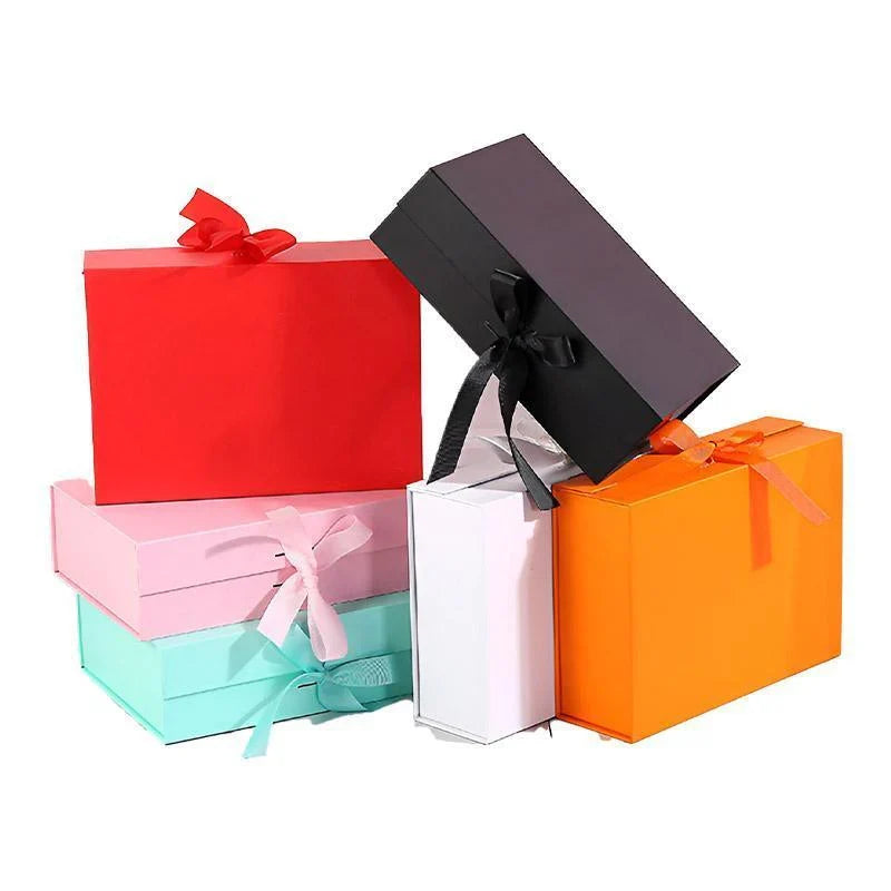 30Pcs House Shaped Gift Boxes Paper House Boxes With Ribbons For Treats