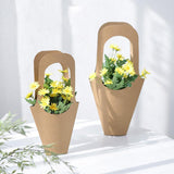 Elegant Kraft Paper Bouquet Bag for Beautiful Floral Presentations