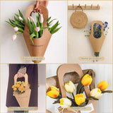 Elegant Kraft Paper Bouquet Bag for Beautiful Floral Presentations