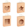 Elegant Kraft Paper Window Gift Bag for Any Occasion