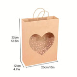 Elegant Kraft Paper Window Gift Bag for Any Occasion