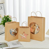 Elegant Kraft Paper Window Gift Bag for Any Occasion