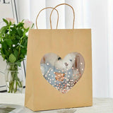 Elegant Kraft Paper Window Gift Bag for Any Occasion