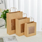 Elegant Kraft Paper Window Gift Bag for Any Occasion