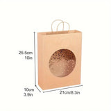 Elegant Kraft Paper Window Gift Bag for Any Occasion