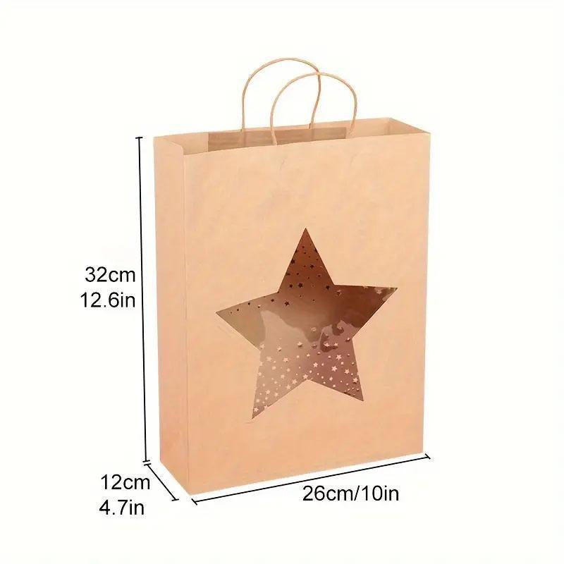 Elegant Kraft Paper Window Gift Bag for Any Occasion