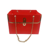 Elegant Paper Gift Bag with Metal Chain for Stylish Gifts