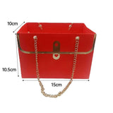 Elegant Paper Gift Bag with Metal Chain for Stylish Gifts