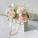 Elegant Paper Gift Bag with Metal Chain for Stylish Gifts