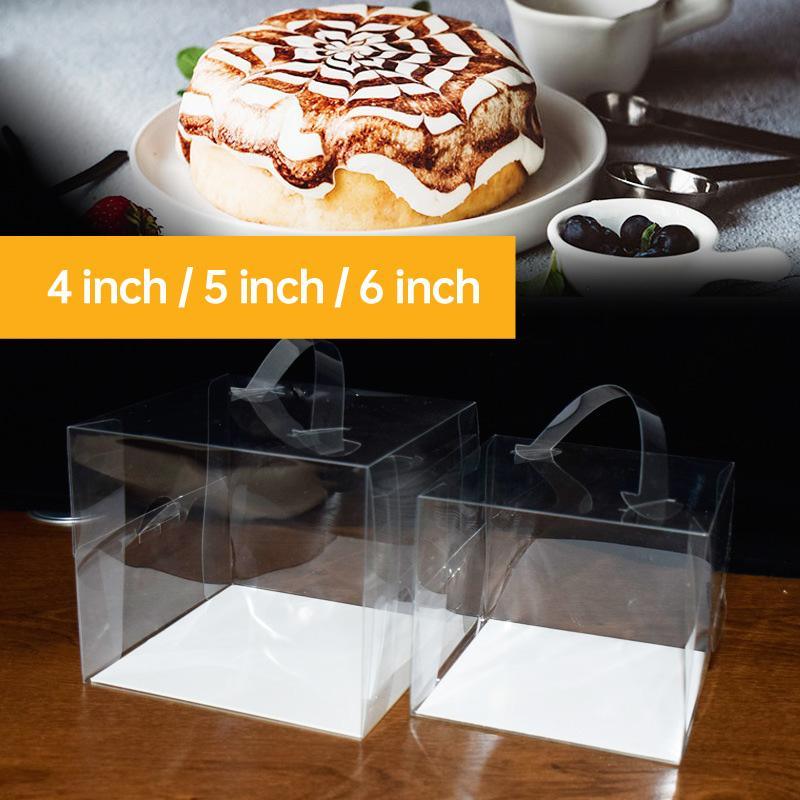 Elegant Presentation with Our Durable Clear Cake Box