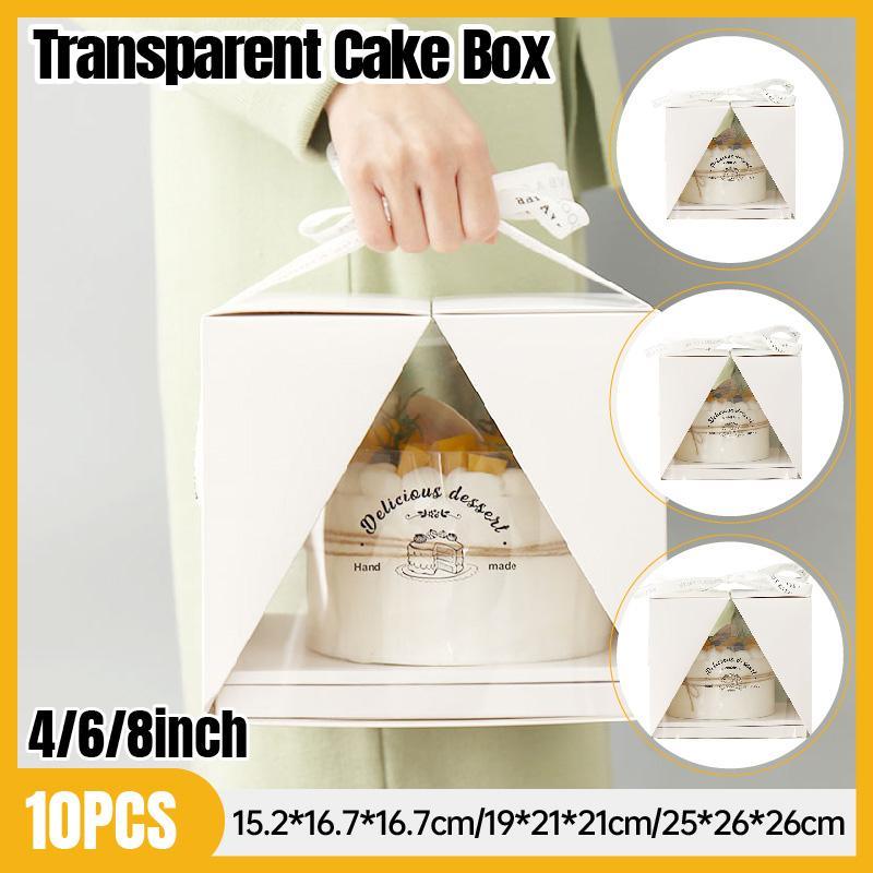 Elegant Transparent Cake Box for Stunning Presentations