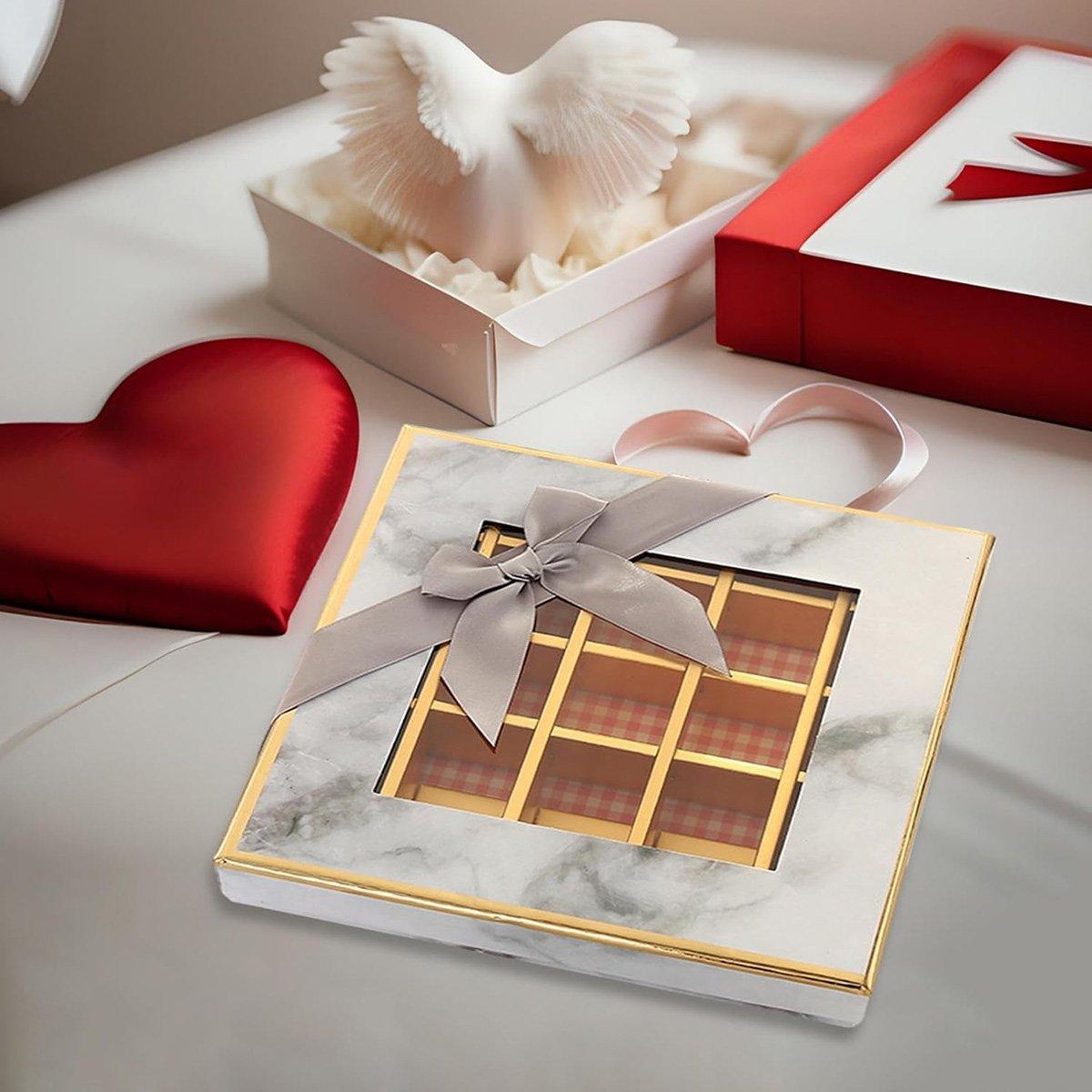 Elegant Valentine's Day Chocolate Box - Perfect for Special Occasions