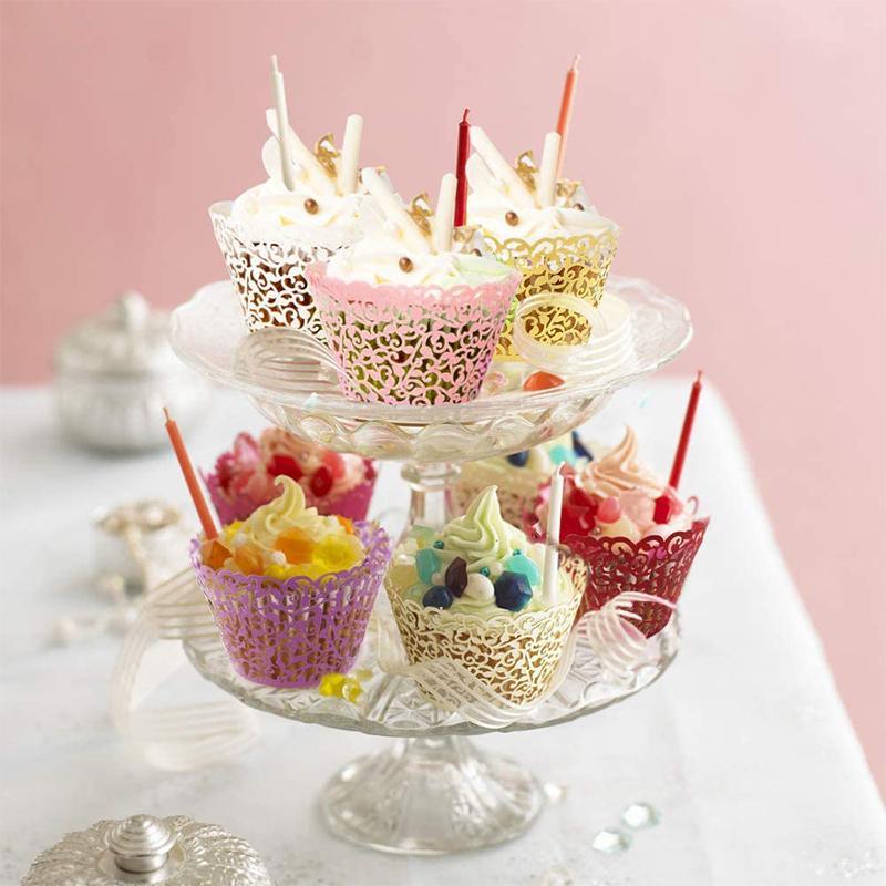 Cupcake with decorative toppings