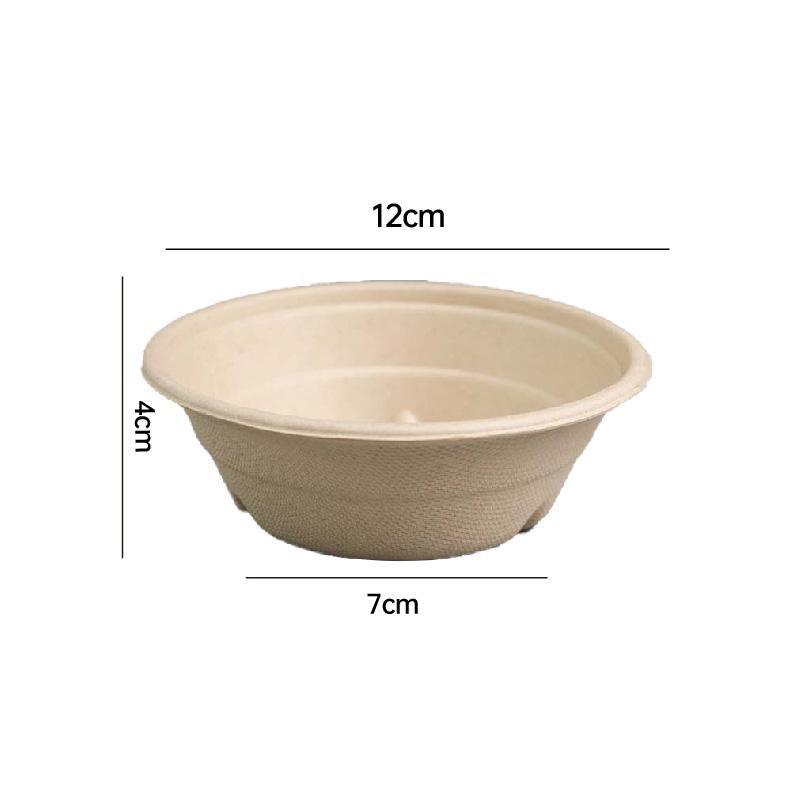 Elevate Your Dining Experience with Straw Pulp Disposable Bowls