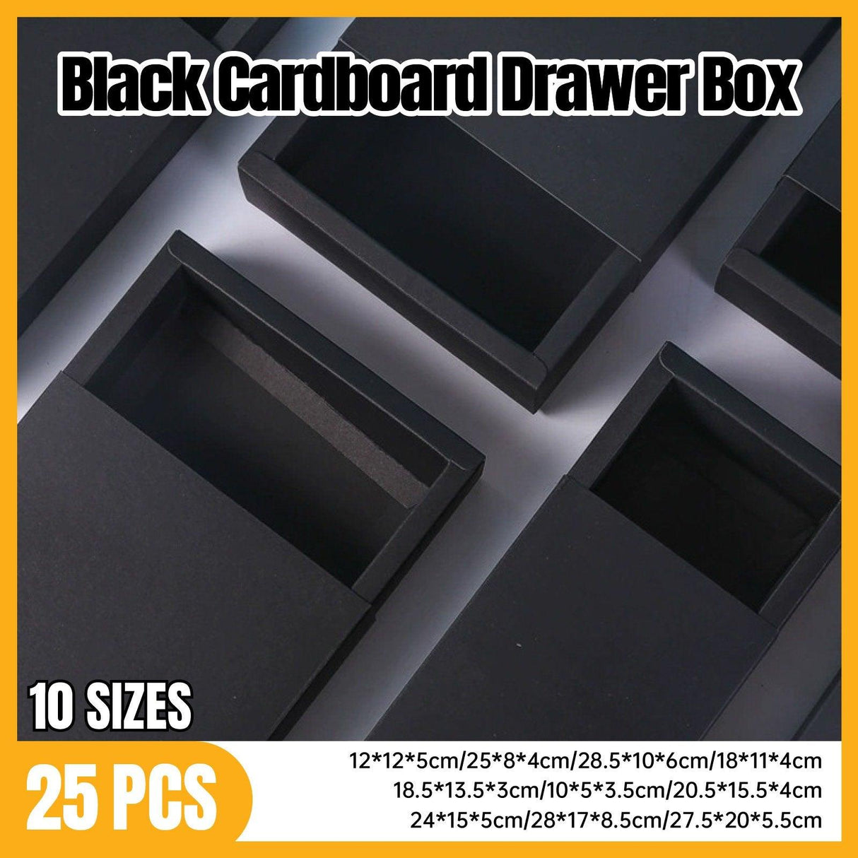 Elevate Your Gifts with Our Sophisticated Black Drawer Box