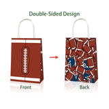 Elevate Your Gifts with Rugby Themed Kraft Paper Tote Bags