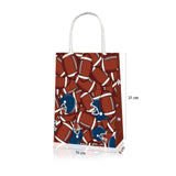 Elevate Your Gifts with Rugby Themed Kraft Paper Tote Bags