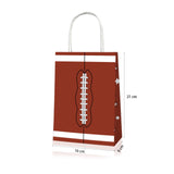 Elevate Your Gifts with Rugby Themed Kraft Paper Tote Bags