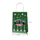 Elevate Your Gifts with Rugby Themed Kraft Paper Tote Bags