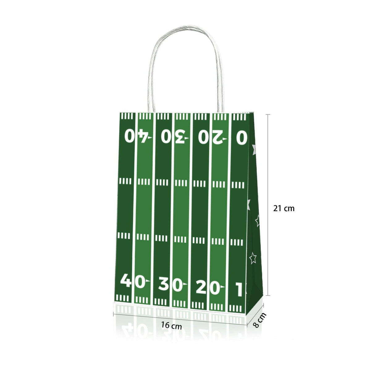 Elevate Your Gifts with Rugby Themed Kraft Paper Tote Bags