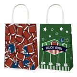 Elevate Your Gifts with Rugby Themed Kraft Paper Tote Bags