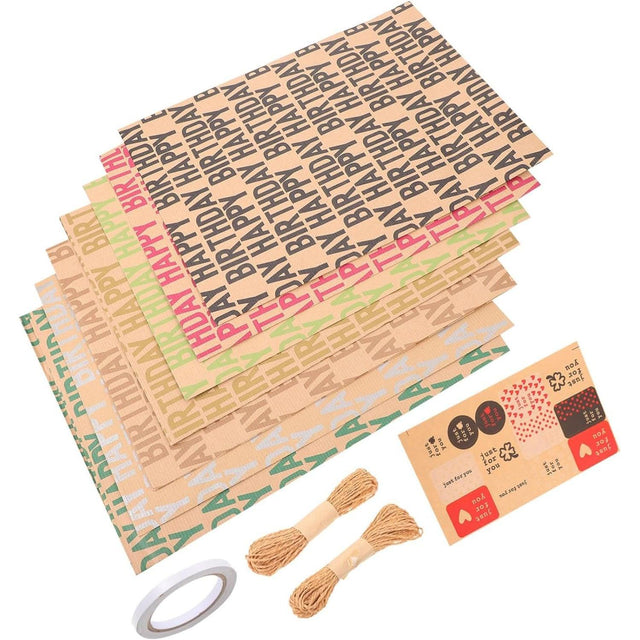 Elevate Your Gifts with Vintage Kraft Wrapping Paper