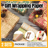 Elevate Your Gifts with Vintage Kraft Wrapping Paper