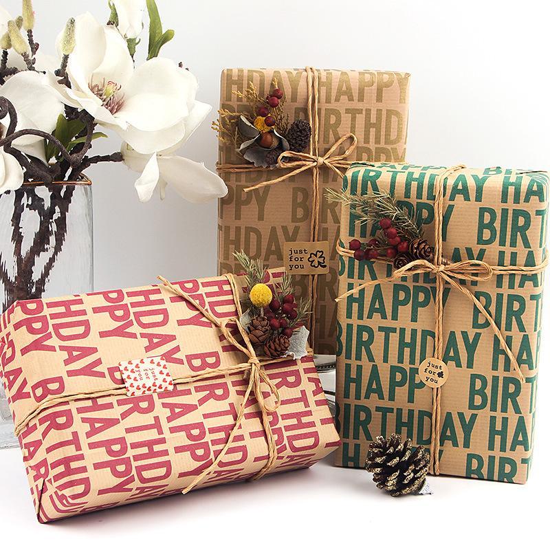 Elevate Your Gifts with Vintage Kraft Wrapping Paper