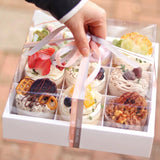 Elevate Your Packaging with Our Versatile Clear Lid Pastry Box