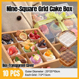 Elevate Your Packaging with Our Versatile Clear Lid Pastry Box