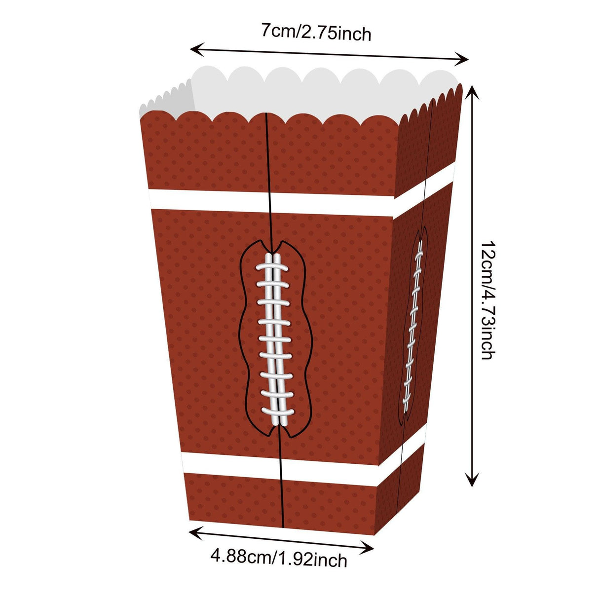 Elevate Your Party with Rugby Theme Popcorn Boxes for Treats