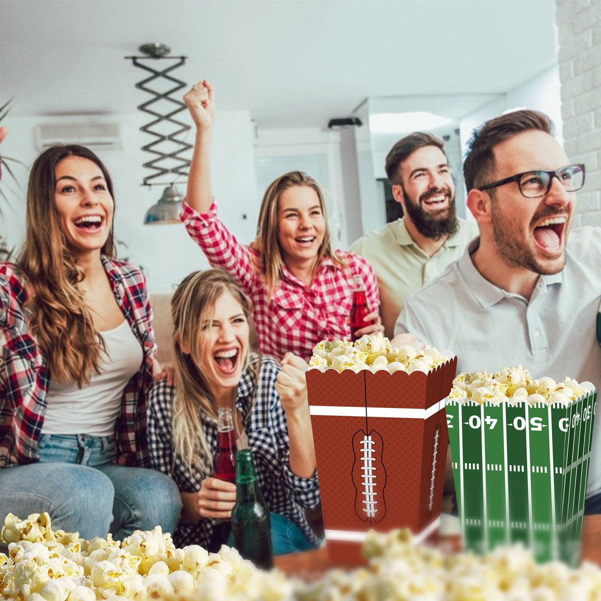 Elevate Your Party with Rugby Theme Popcorn Boxes for Treats