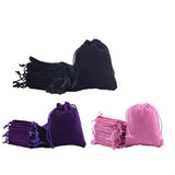 Velvet Gift Drawstring Bags 50PCS 5Colours 3Sizes - Discount Packaging Warehouse