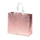 Embossed Non-Woven Fabric Tote Bag Stylish Shopping and Gifting 25pcs