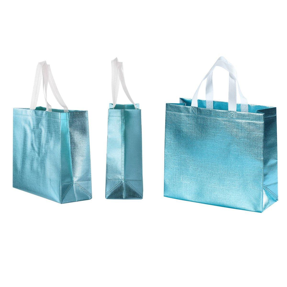 Embossed Non-Woven Fabric Tote Bag Stylish Shopping and Gifting 25pcs