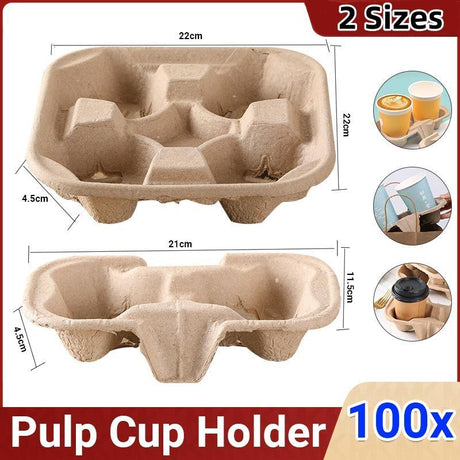 Durable and ergonomic cup holder for multiple beverages