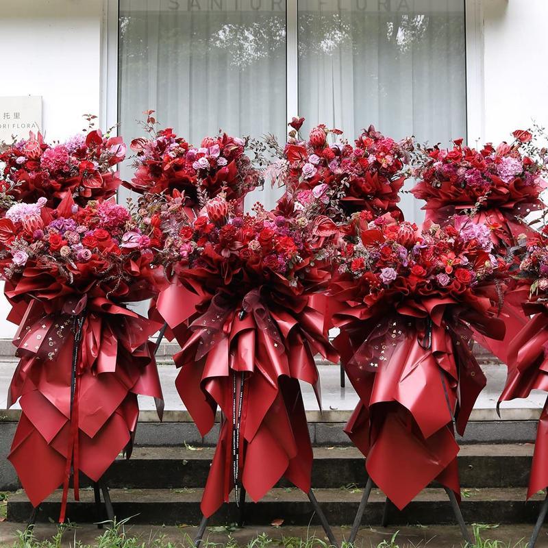 Elegant flower wrapping paper for beautiful bouquets