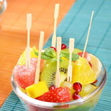 Bamboo Fruit Forks for Catering