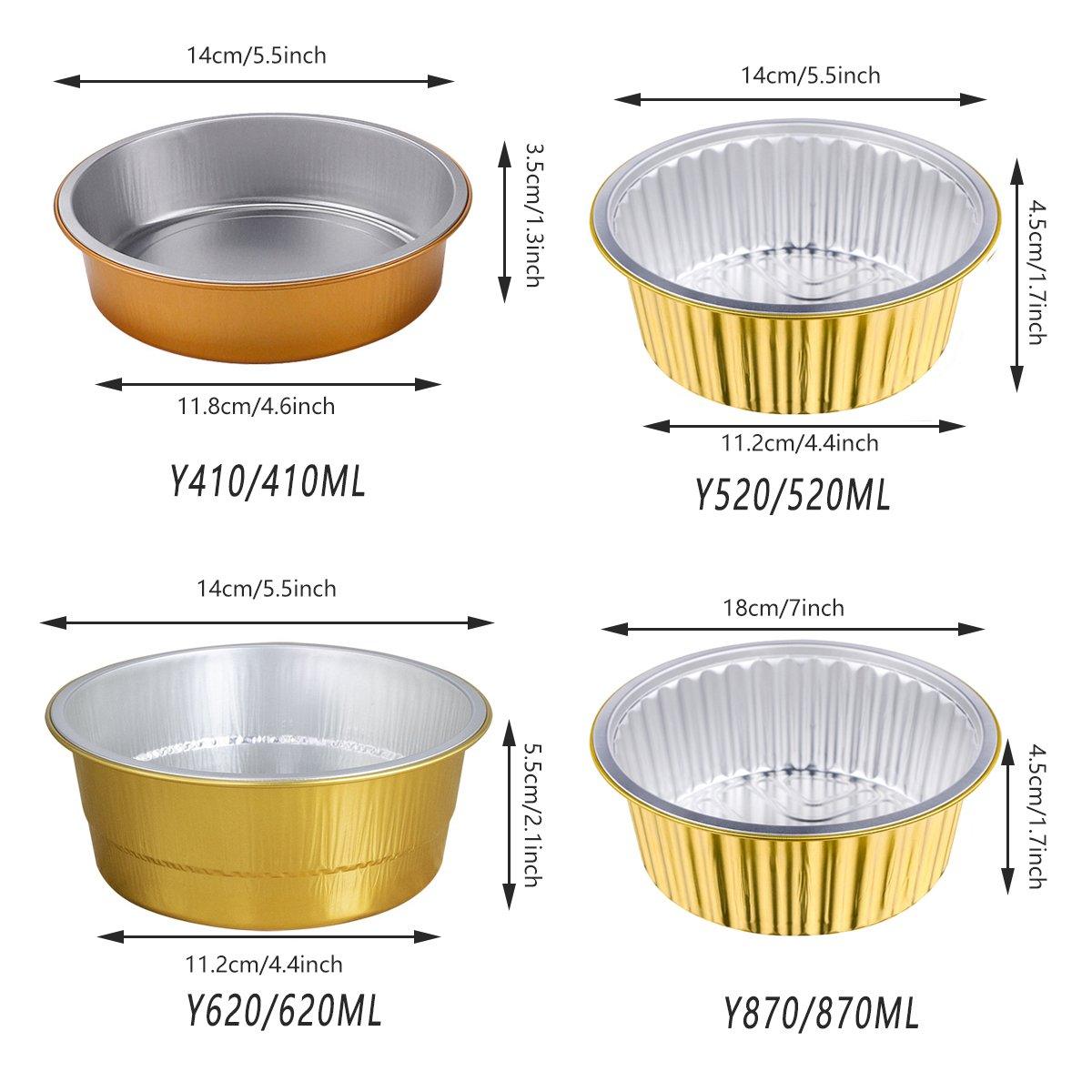 Enhance Your Cooking with Round Aluminum Foil Boxes with PP Lids