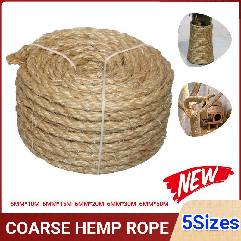 Durable jute rope for crafting and heavy-duty use