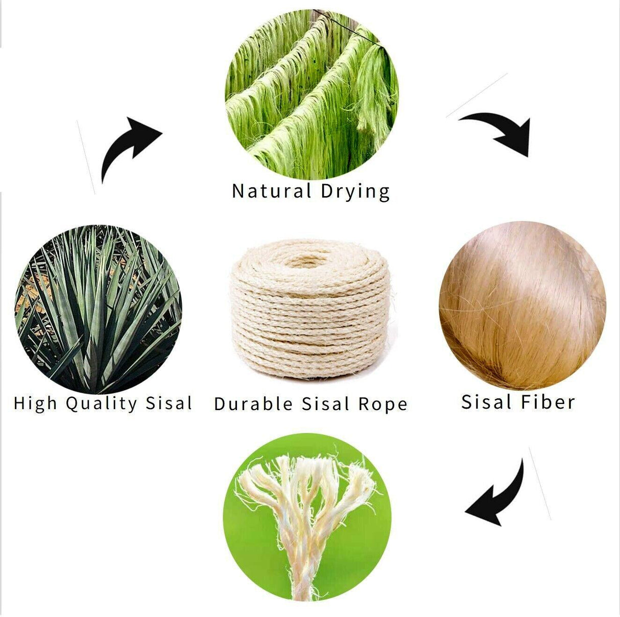 Durable jute rope for crafting and heavy-duty use