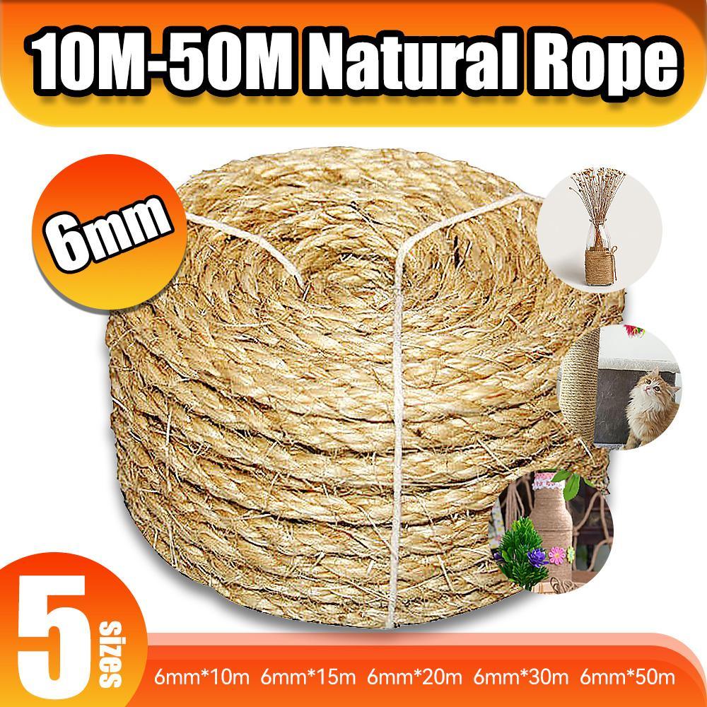 Durable jute rope for crafting and heavy-duty use