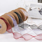 Elegant organza ribbon in various colours and widths