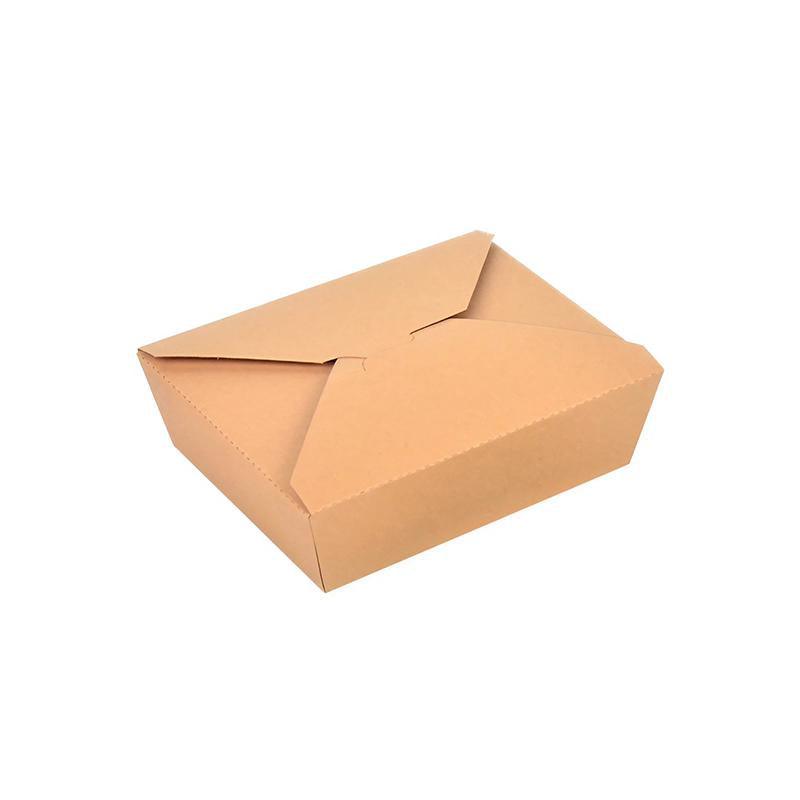 Kraft Takeaway Boxes 200PCS 11Sizes Disposable Containers - Discount Packaging Warehouse