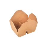 Kraft Takeaway Boxes 200PCS 11Sizes Disposable Containers - Discount Packaging Warehouse