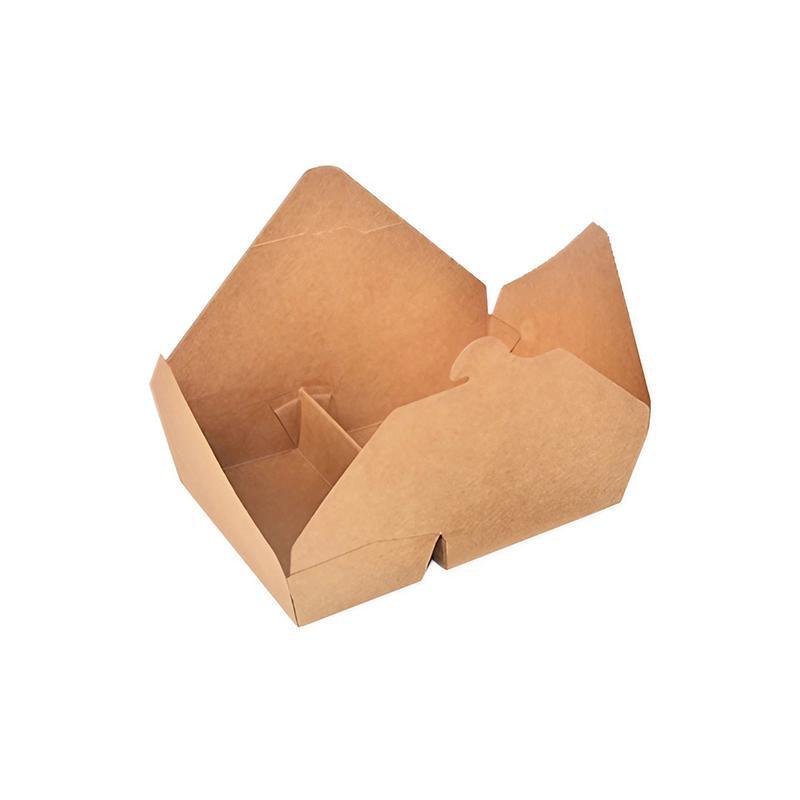 Kraft Takeaway Boxes 200PCS 11Sizes Disposable Containers - Discount Packaging Warehouse